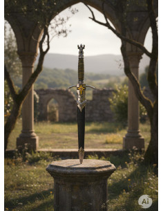 Templar Dagger with Warrior Pommel and Armor 2