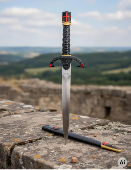 Templar Dagger with Warrior Helmet...