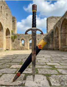 Templar Dagger with Warrior Helmet Pommel, in Two Colors