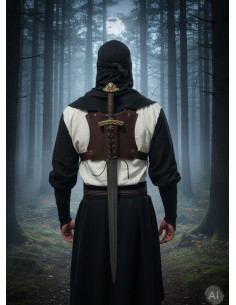 Back Ninja Sheath for a Sword, Brown 2