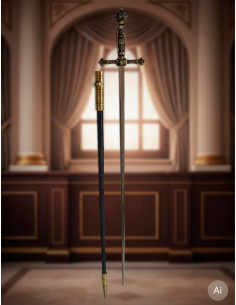 Ceremonial sword with scabbard
