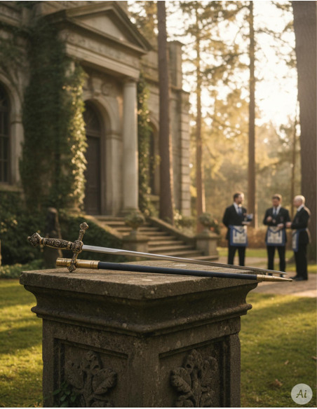 Ceremonial sword with scabbard