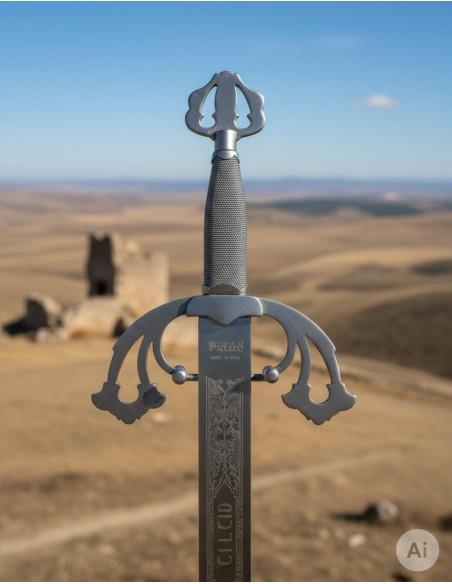 Tizona Cid sword, rustic finish