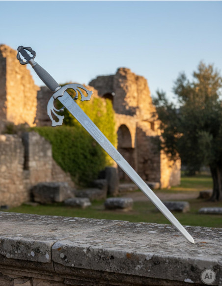 Tizona Cid sword, rustic finish