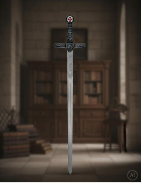 Templar sword, rustic blade