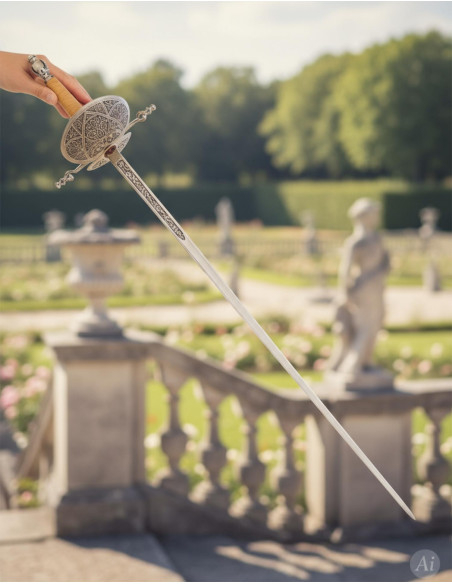 Decorative shell bouquet, nickel-plated