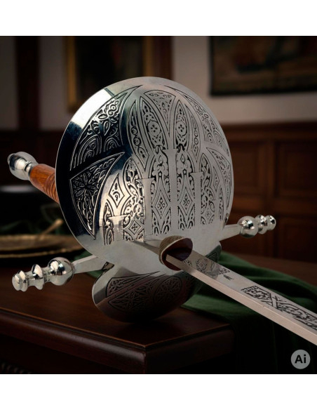 Decorative shell bouquet, nickel-plated