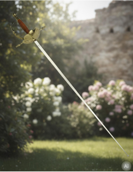 Decorative Castanet Floret, gilded