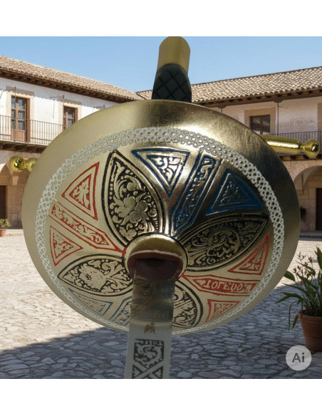 Decorative Spanish Floret, Gold