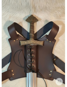 Back Ninja Sheath for a Sword, Brown