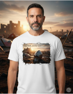 Medieval men's T-shirt, Honor before Glory 2