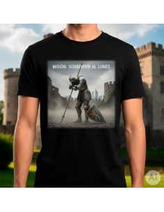 Medieval men's T-shirt, Mission: Survive Monday