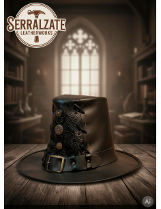 Johann the Witch Hunter Deluxe Hat, black