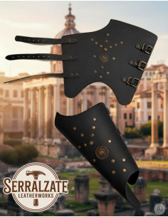 Roman Legionary Greaves, black