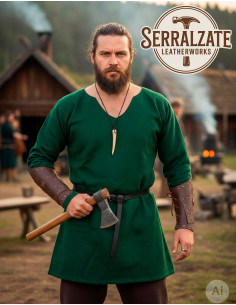 Hernán Soldier Bracelets in Brown Leather 2