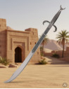 silver Arabian scimitar