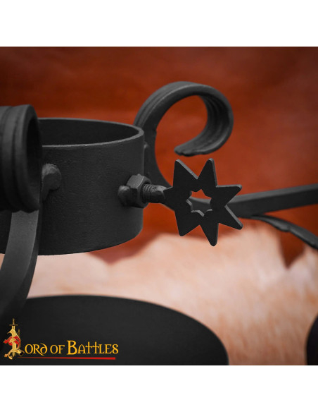 Hand-forged support for medieval... Hand-forged support for medieval...