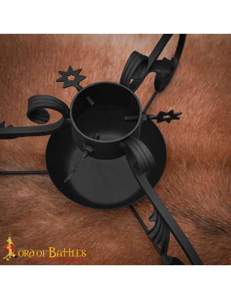 Hand-forged support for medieval... Hand-forged support for medieval...