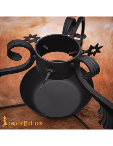 Hand-forged support for medieval... Hand-forged support for medieval...