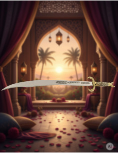 Scimitar for weddings (without engraved personalized text) 2
