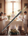 Tizona sword for communions (without custom engraved text)
