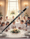 Nickel-plated Tizona sword for communions (without personalized text engraved)