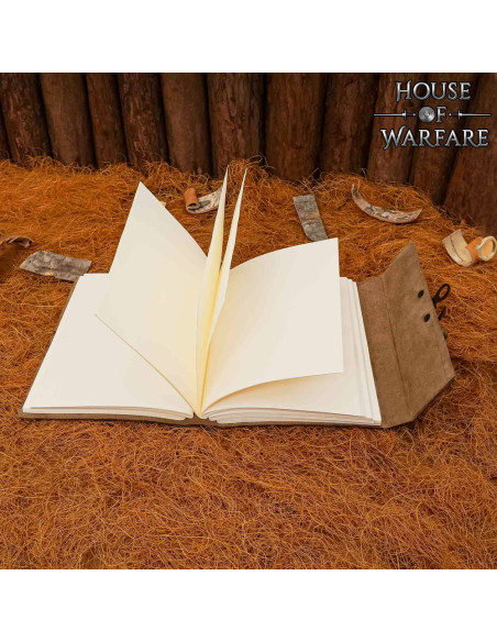 Medieval leather journal with a... Medieval leather journal with a...