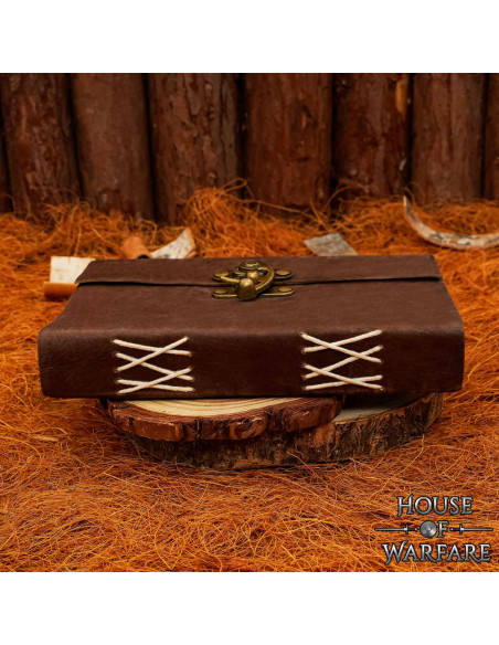 Medieval leather journal with a... Medieval leather journal with a...