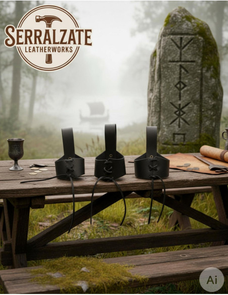 Viking horn holder for carrying a... Viking horn holder for carrying a...