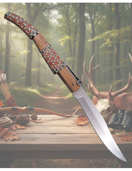 Carpenter's knife with marquetry,... Carpenter's knife with marquetry,...