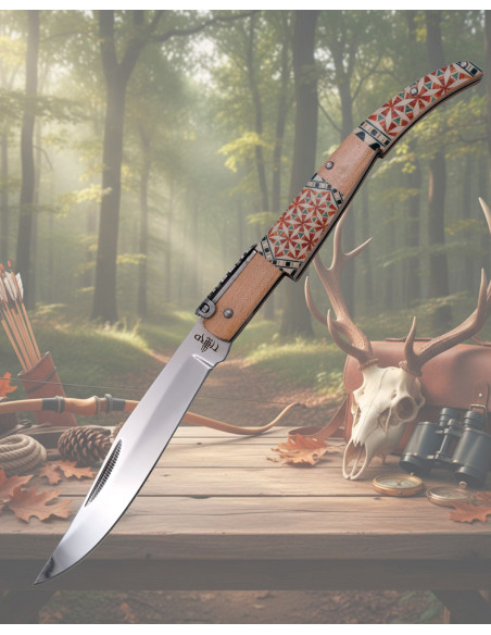 Carpenter's knife with marquetry,... Carpenter's knife with marquetry,...