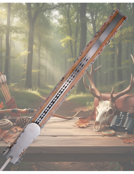 Carpenter's knife with marquetry,... Carpenter's knife with marquetry,...