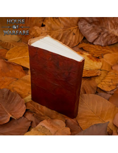 Rustic Medieval Diary with Leather Cover, Wraparound Closure 2