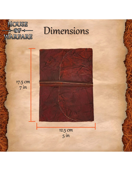 Rustic Medieval Diary with Leather... Rustic Medieval Diary with Leather...