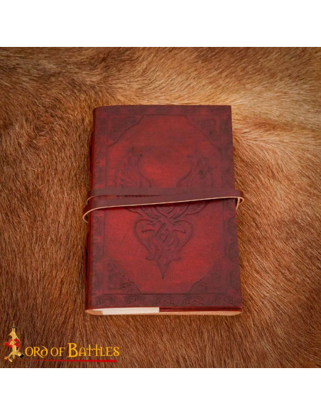 Medieval diary with leather cover... Medieval diary with leather cover...