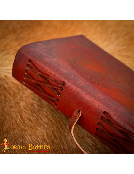 Medieval diary with leather cover... Medieval diary with leather cover...
