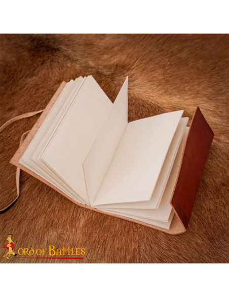 Medieval diary with leather cover... Medieval diary with leather cover...