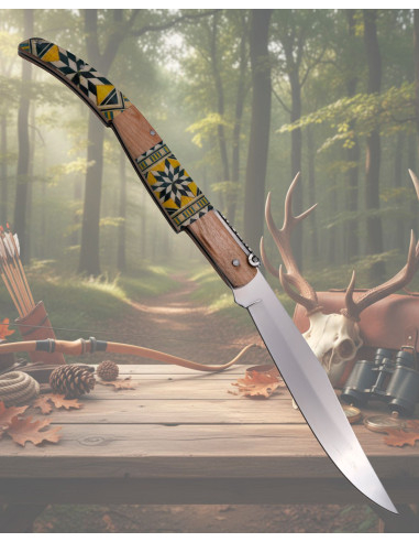 Ratchet Knife Third decorated from the Maple Wood series (28.5 cm.)