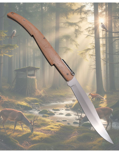 Third Series Maple Wood Pocket Knife Carraca (32.7 cm.)