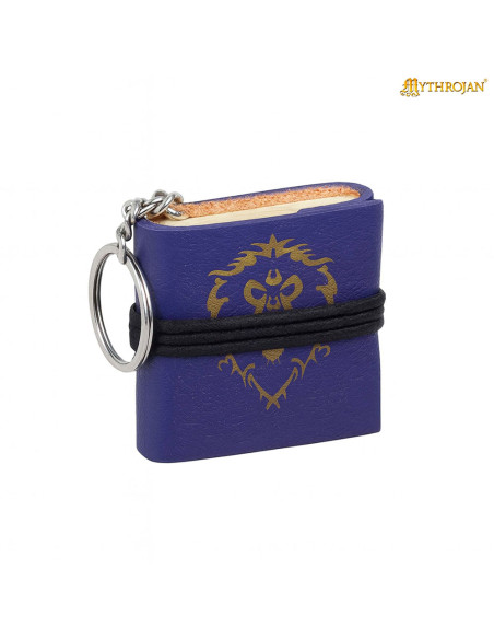 Mini leather-covered daily keychain... Mini leather-covered daily keychain...