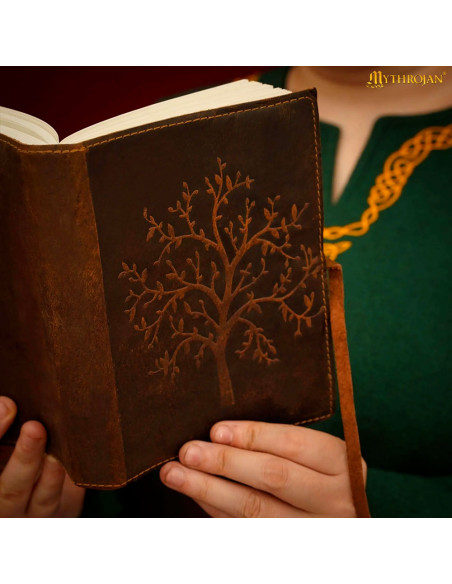 Medieval leather cover journal with... Medieval leather cover journal with...