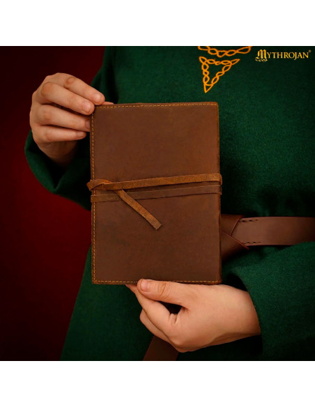 Medieval leather cover journal with... Medieval leather cover journal with...