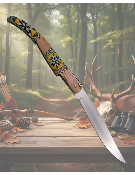 Third ratchet pocket knife with Maple... Third ratchet pocket knife with Maple...