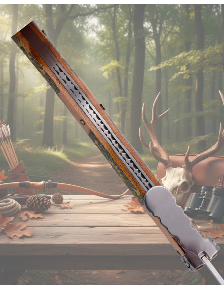 Third ratchet knife with imitation...