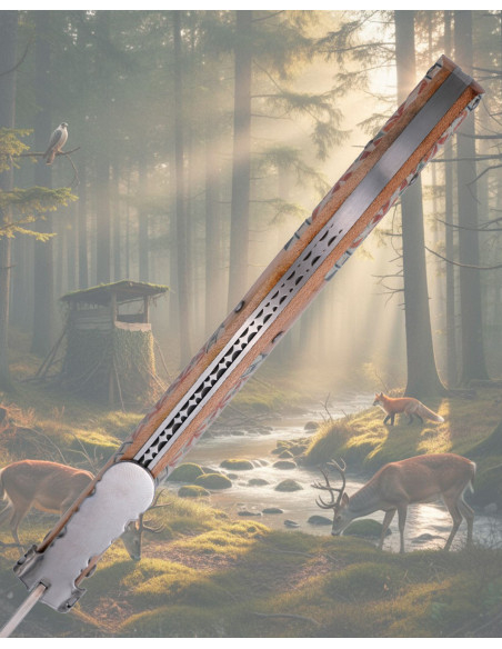 Third ratchet knife with imitation...