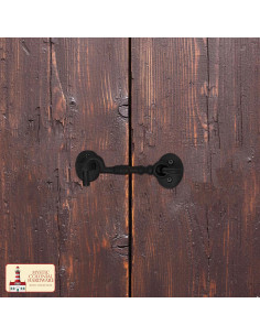 Black Medieval Hook Latch for Door