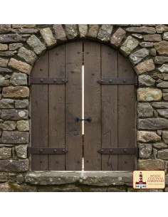 Black Medieval Hook Latch for Door 2