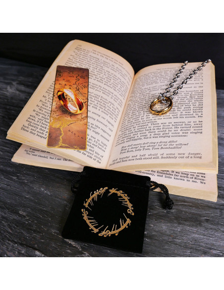 One Ring and Metal Bookmark Pack -...