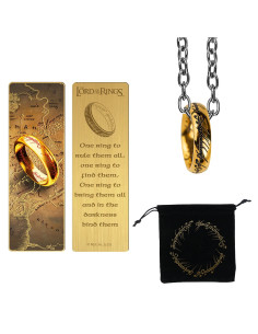 One Ring and Metal Bookmark Pack - The Lord of the Rings 2
