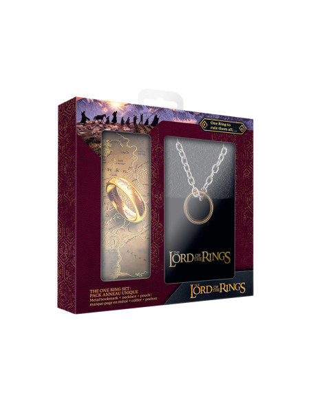 One Ring and Metal Bookmark Pack -...